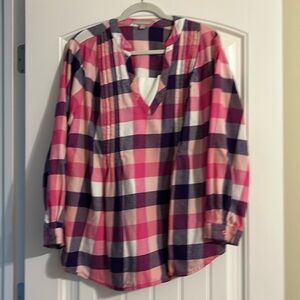 Women Within Flannel Top